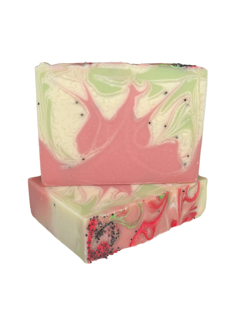 strawberry and poppy seed cleansing bar STRAWBERRY GOSE – Carolina Soap Market